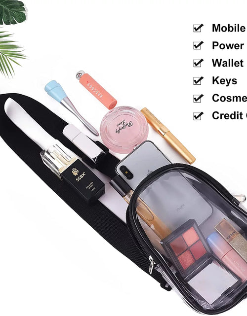 Load image into Gallery viewer, Mini Clear Bag, PVC Waterproof Crossbody Bag, Clear Stadium Bag for Women Men
