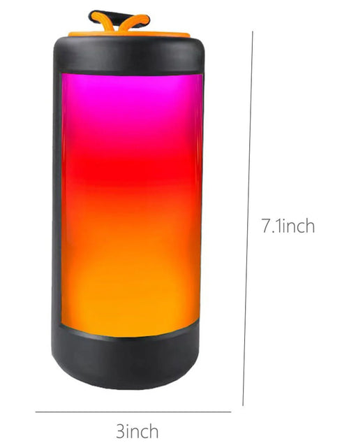 Load image into Gallery viewer, Up to 65% Off!  Bluetooth Speakers Portable Speaker with Colored Light Bluetooth Speaker Bluetooth 5.0 Also Compatible with Tfcard, AUX Cable, USB Flash Drive Computer Speakers
