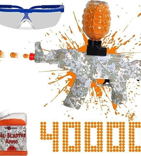Electric Gel Ball Blaster, High Speed Automatic Splatter Ball Blaster 40000 Gels
