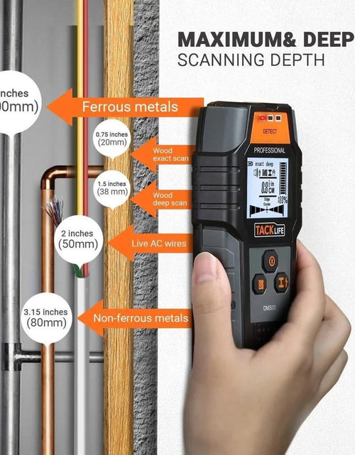 Load image into Gallery viewer, 4 in 1 Center Finding Electronic Wall Detector Finders - DMS03
