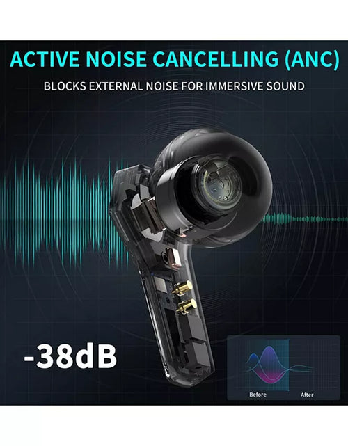Load image into Gallery viewer, HECATE GX04 ANC Wireless Gaming Earbuds, Bluetooth Gaming Earbuds - Grey
