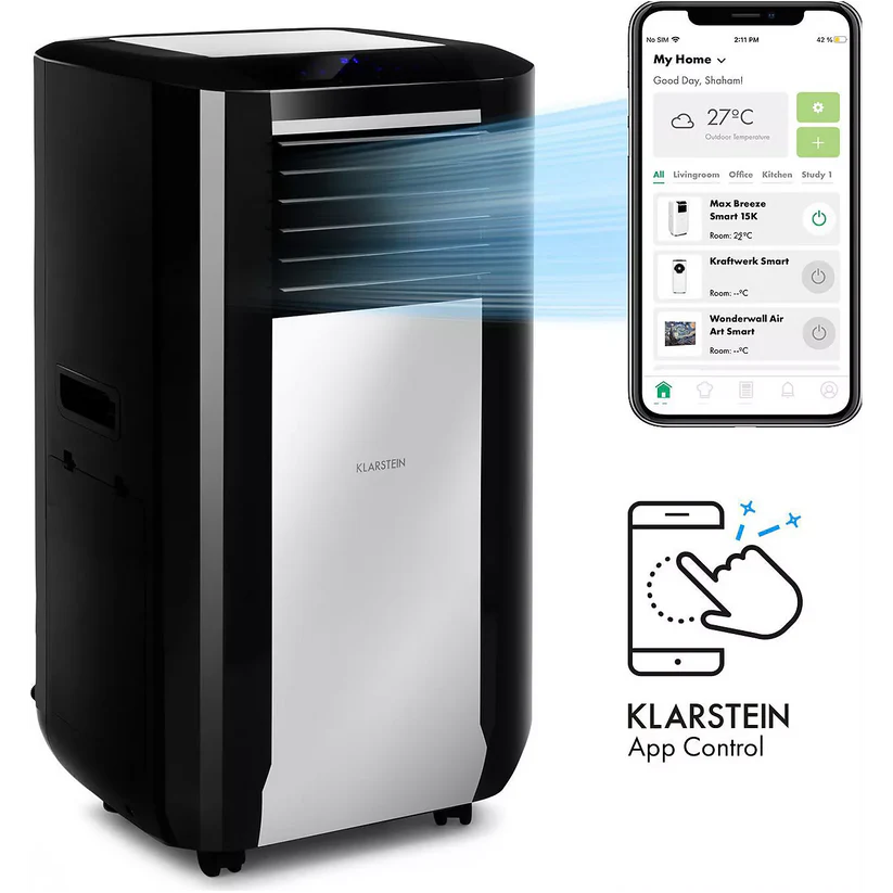 Climatiseur KLARSTEIN Max Breeze Smart - Noir