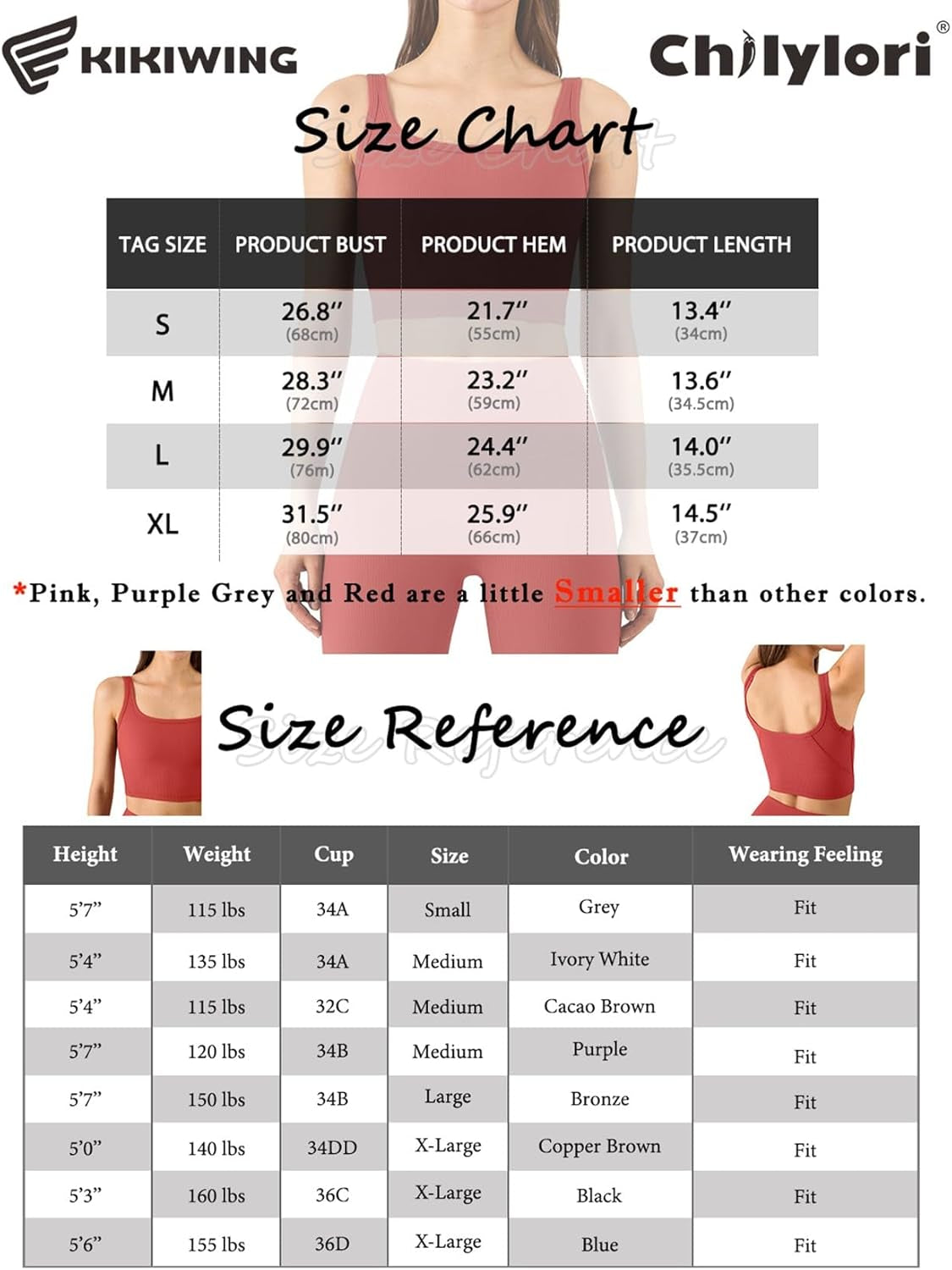KIKIWING Women'S Seamless Sports Bra Workout Crop Top Tank Tops for Women Long Lined Sports Bra Ribbed Crop Top Fitness