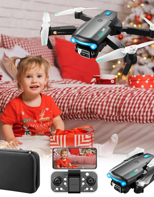 Load image into Gallery viewer, Mini Drone with Camera, 1080P HD FPV Foldable Drone with Carrying Bag, 3 Batteries, One Key Close, Altitude Hold, 3 Speeds, Toys Gifts for Kids, Adults, Beginner
