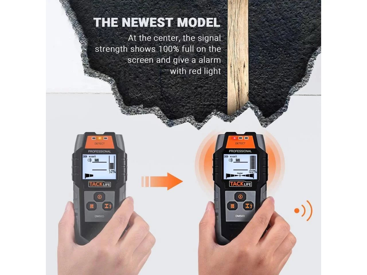 4 in 1 Center Finding Electronic Wall Detector Finders - DMS03