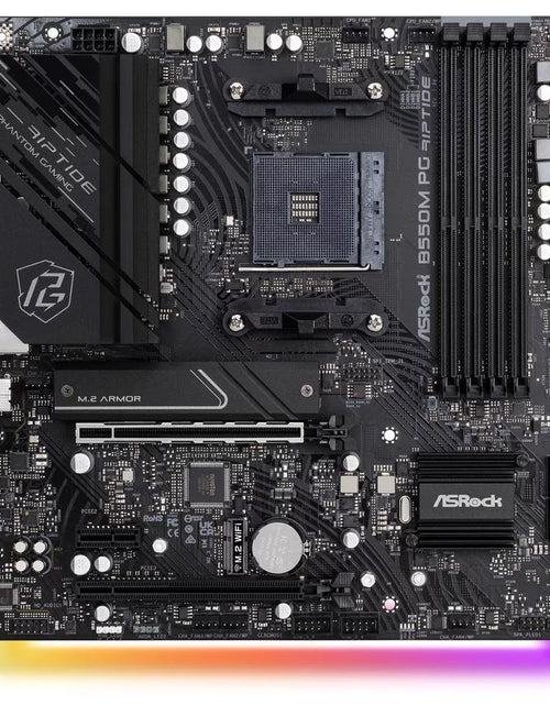 Load image into Gallery viewer, B550M PG RIPTIDE AM4 AMD B550 SATA 6Gb/S Micro ATX AMD Motherboard
