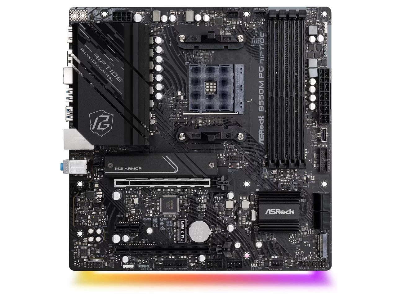 B550M PG RIPTIDE AM4 AMD B550 SATA 6Gb/S Micro ATX AMD Motherboard