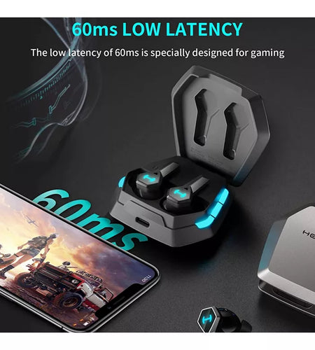 HECATE GX04 ANC Wireless Gaming Earbuds, Bluetooth Gaming Earbuds - Grey