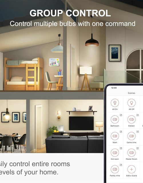 Load image into Gallery viewer, Alexa, Wifi, Smart Light Bulbs That Work with Alexa &amp; Google Assistant,A19 Soft White(2700K)No Hub Required,800Lm 60W Equivalent Highcri)90,4Count(Pack of 1)
