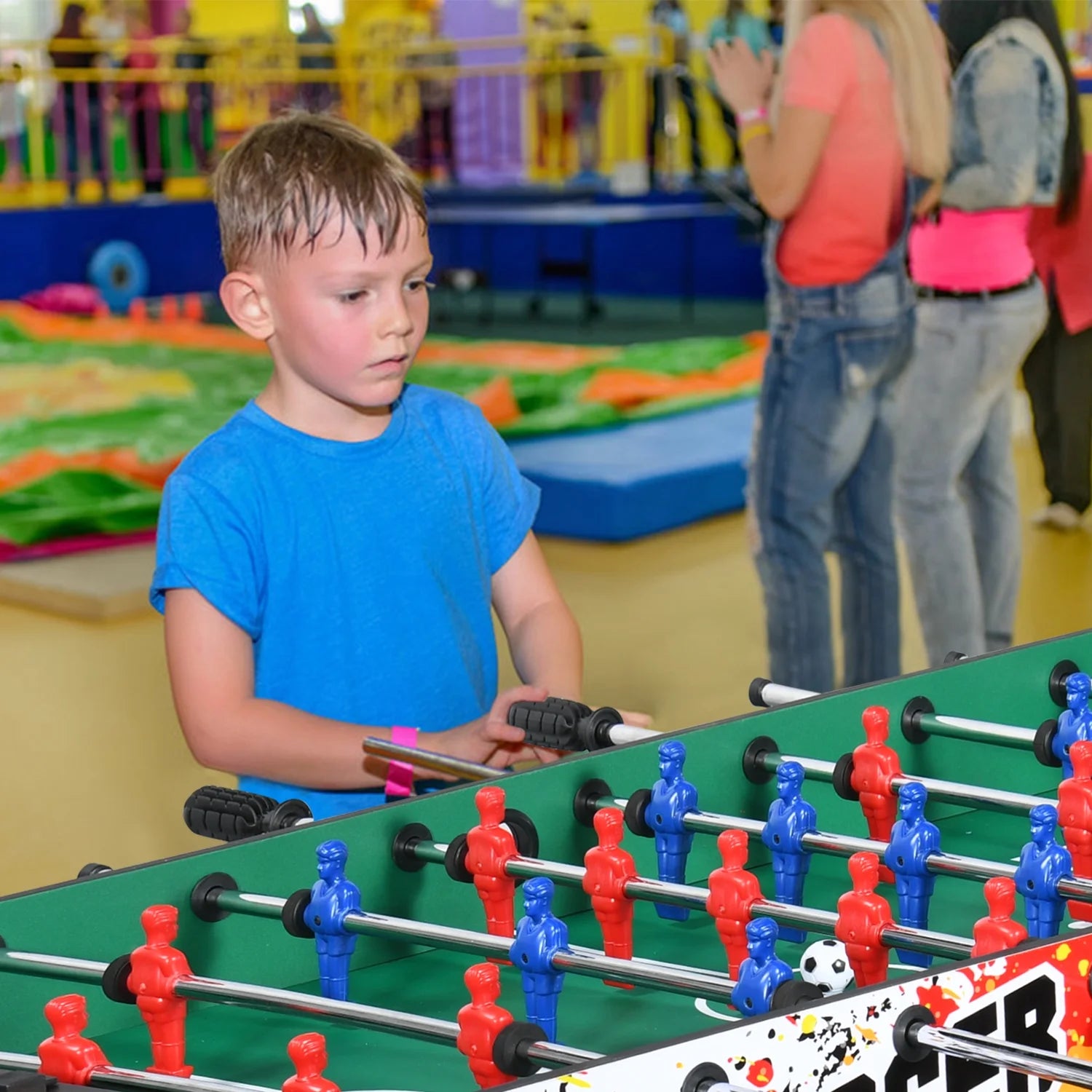 48" Multi Game Tables 15-In-1 Combo Tabletop W/Foosball, Air Hockey, Pool, Ping Pong, Basketball, Chess, Poker, Bowling, Shuffleboard for Family Fun
