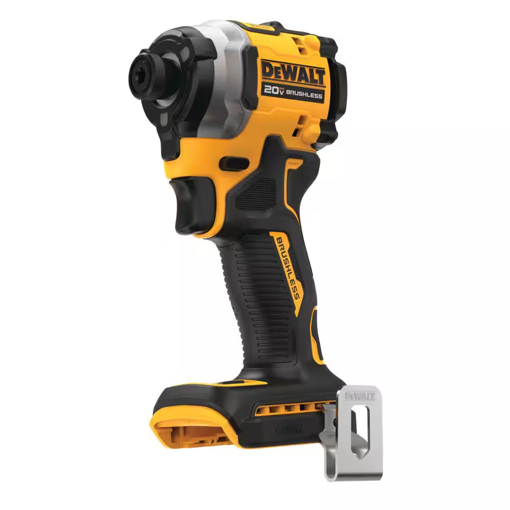 20V MAX XR Hammer Drill and ATOMIC Impact Driver 2 Tool Cordless Combo Kit and 1/4 In. Impact Driver W/(2) 4Ah Batteries