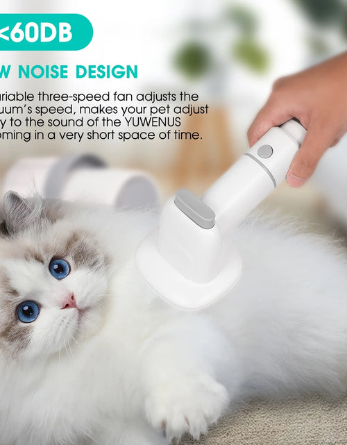 Load image into Gallery viewer, Dog Grooming Kit and Vaccum, 11Kpa Low Noise Pet Grooming Vacuum with 3 Suction Mode, 5 in 1 Dog Vacuum, 2.5L Dustbin for Dogs, Cats and Other Animals
