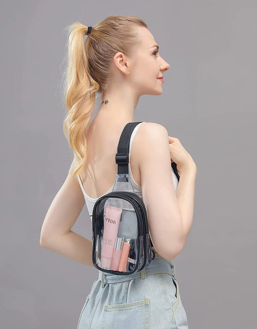 Load image into Gallery viewer, Mini Clear Bag, PVC Waterproof Crossbody Bag, Clear Stadium Bag for Women Men
