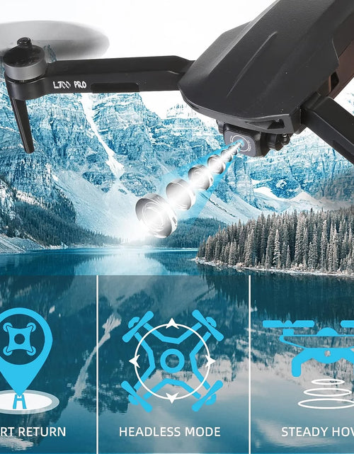 Load image into Gallery viewer, Drone with 4K Camera for Adults and Beginners, 5G Wifi Transmission, 40 Minutes Flight Time,Black
