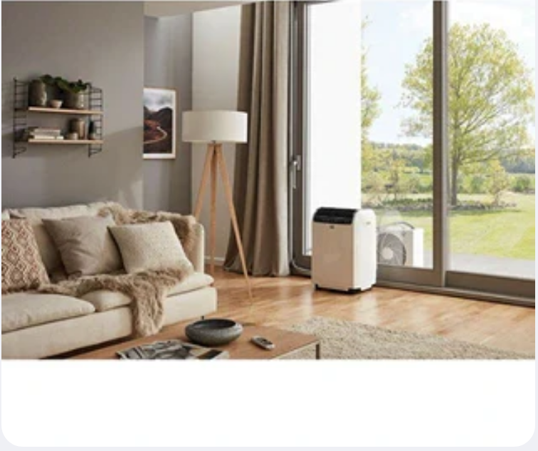 Climatiseur mobile Remko RKL 495 DC 4,3 kW jusqu'à 80m2 Blanc