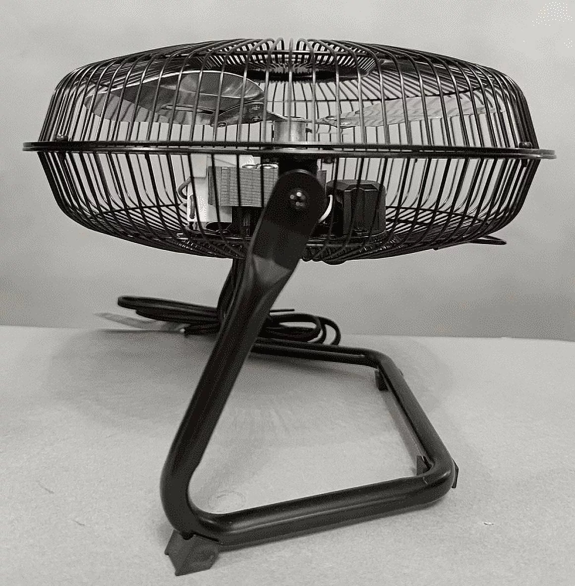 New 9 Inch High Velocity Floor Fan Wall Mountable Black