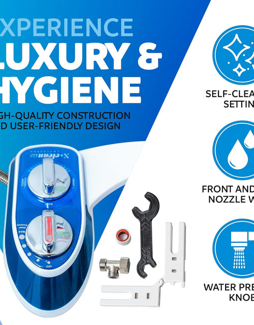 Load image into Gallery viewer, X-Clean 250 Bidet Toilet Seat Attachment, Senior-Friendly Bathroom Accessories, Postpartum Essentials for Toilet, Bidet for Toilet
