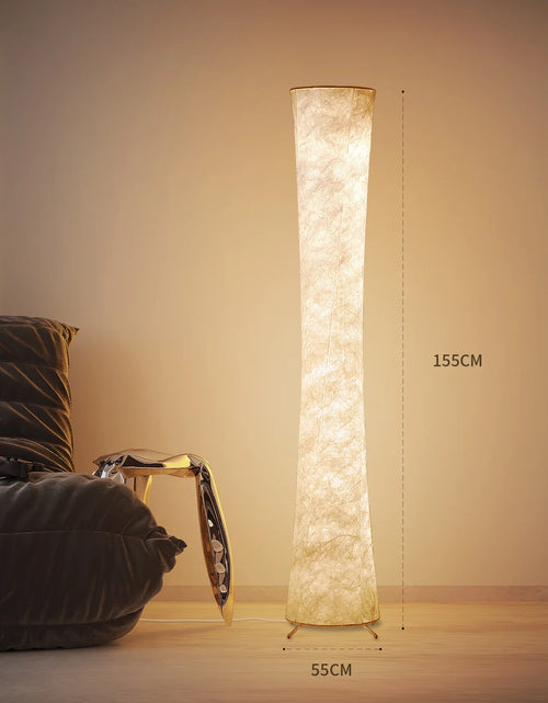 Load image into Gallery viewer, Soft Light LED Floor Lamp RGB Color Changing 61'' Modern Tall Lamp, Smart Standing Lamp with Remote Control and APP Control for Living Room, Bedroom and Game Room
