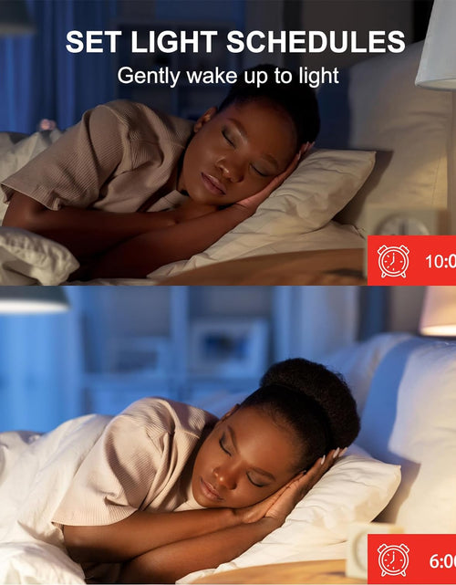 Load image into Gallery viewer, Alexa, Wifi, Smart Light Bulbs That Work with Alexa &amp; Google Assistant,A19 Soft White(2700K)No Hub Required,800Lm 60W Equivalent Highcri)90,4Count(Pack of 1)
