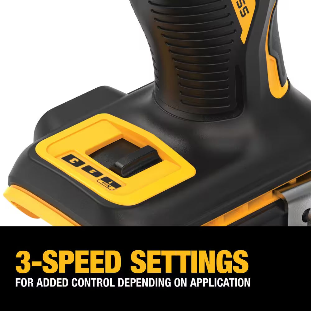 20V MAX XR Hammer Drill and ATOMIC Impact Driver 2 Tool Cordless Combo Kit and 1/4 In. Impact Driver W/(2) 4Ah Batteries