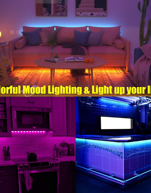 Load image into Gallery viewer, Tv Led Backlight, Pre-Cut 6.56Ft Led Strip Lights for 40-60In Tv,4Pcs USB Powered Tv Lights Kit W/ Remote,Rgb Bias Lighting for Room Decor
