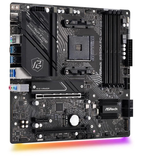 B550M PG RIPTIDE AM4 AMD B550 SATA 6Gb/S Micro ATX AMD Motherboard