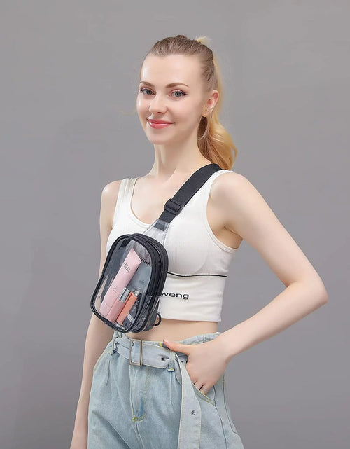 Load image into Gallery viewer, Mini Clear Bag, PVC Waterproof Crossbody Bag, Clear Stadium Bag for Women Men
