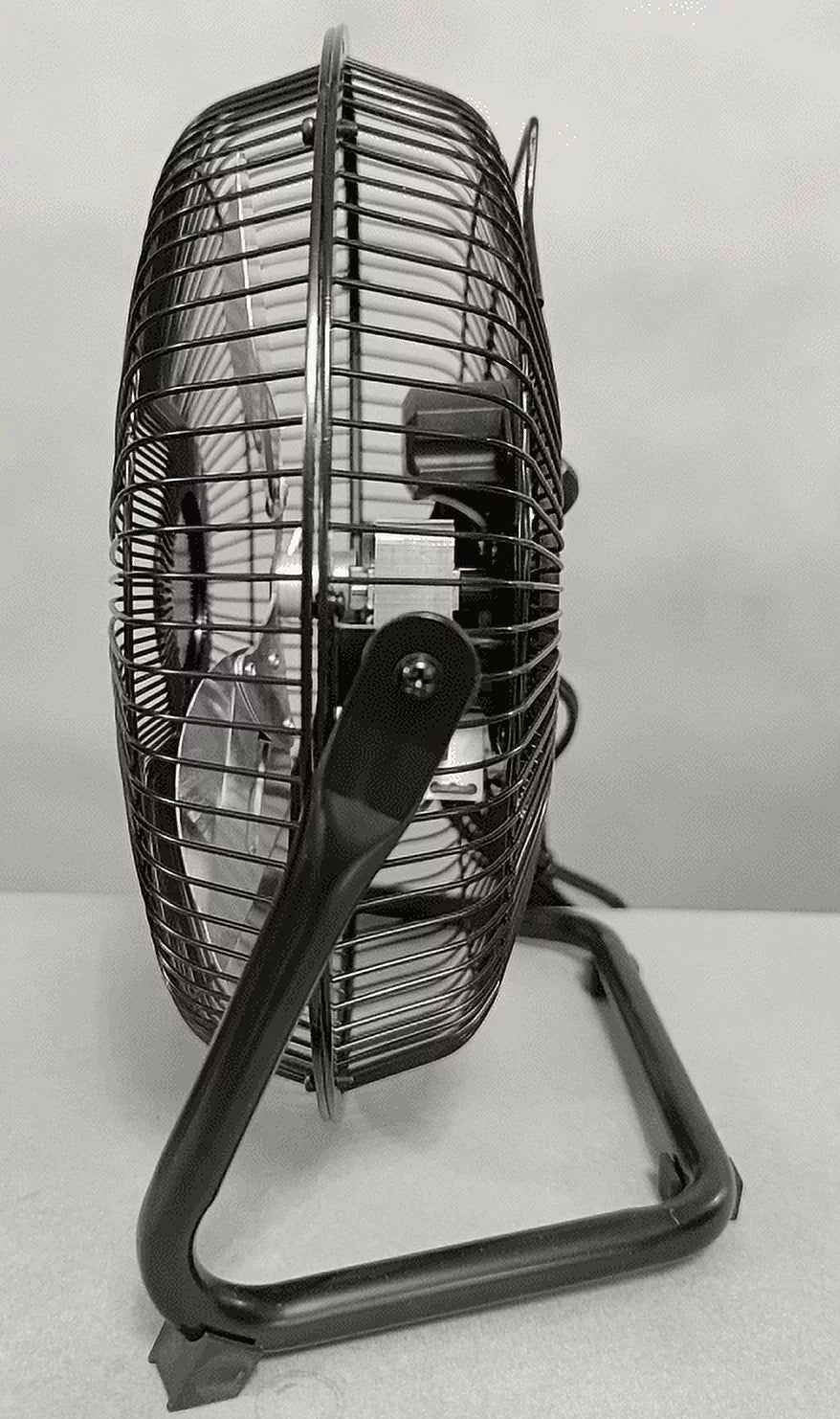 New 9 Inch High Velocity Floor Fan Wall Mountable Black