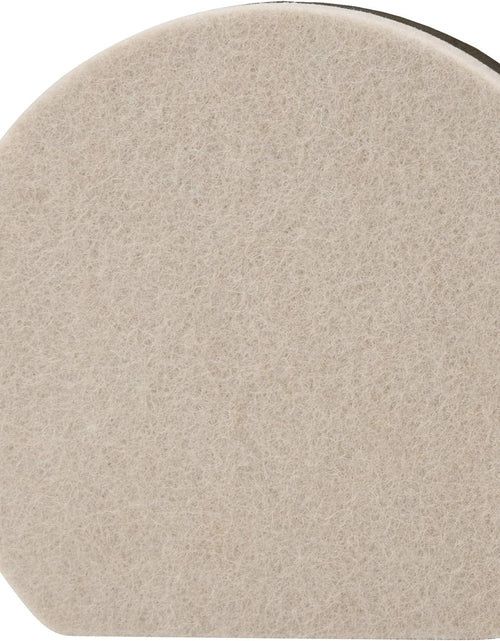 Load image into Gallery viewer, Supersliders 4734595N Reusable Slide and Hide Multi-Size Value Pack for Both Carpeted &amp; Hard Floor Surfaces-Square Edge for Walls &amp; Corners, Linen (16 Pack)
