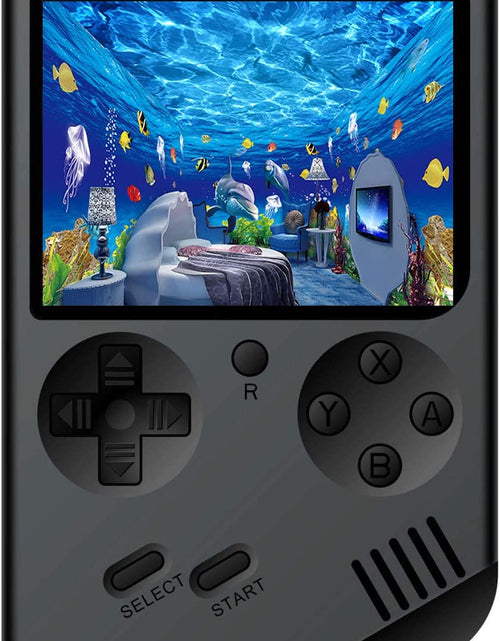 Load image into Gallery viewer, Retro Handheld Games Console for Kids/Adults, 168 Classic Games 8 Bit Games 3 Inch Screen Video Games with AV Cable Play on TV (Black)
