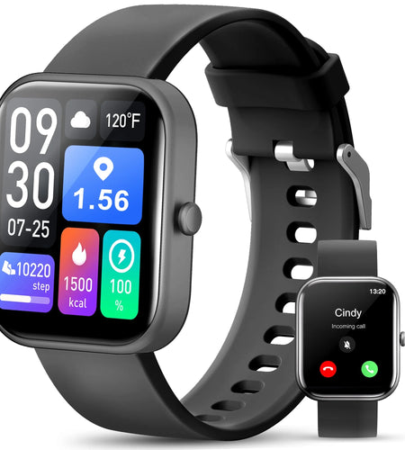 Smart Watch for Android and Iphone, GTS5 IP68 Waterproof Smartwatch for Women Men , Smart Watch with Bluetooth Call(Answer/Make Calls), Black